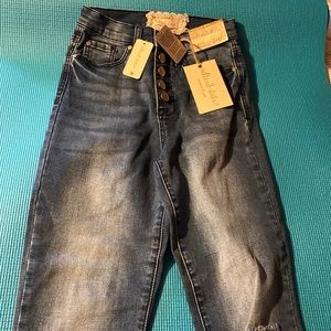 NWT-Slim button up jeans size 0